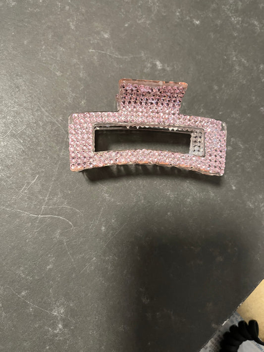 Claw clip with a sparkle