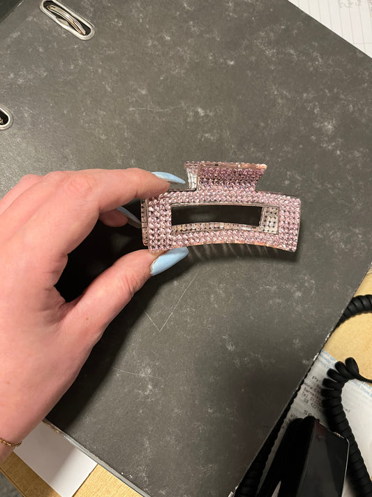 Claw clip with a sparkle